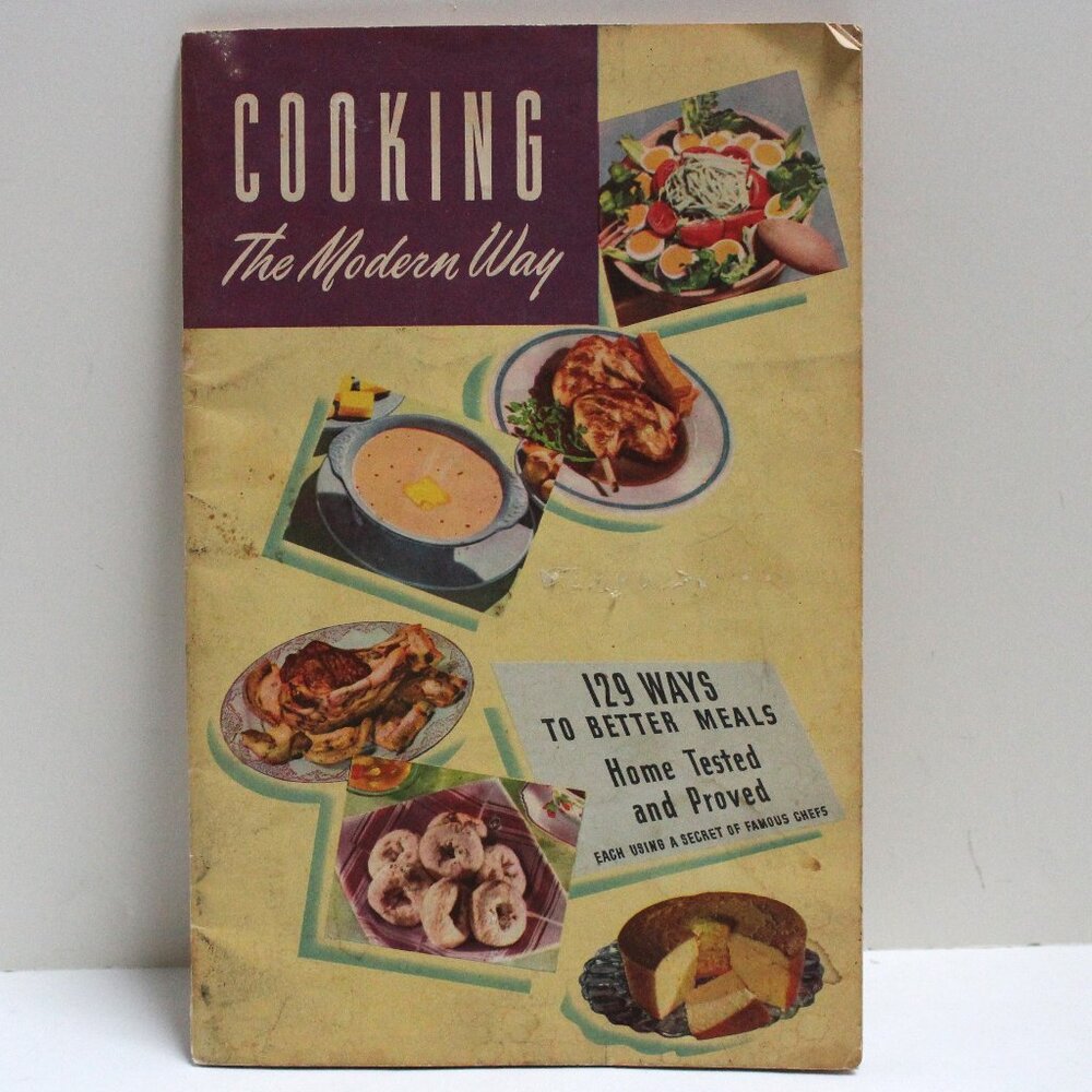 Vintage Copyright 1948 Cooking The Modern Way From Planters Hi-Heat Peanut Oil